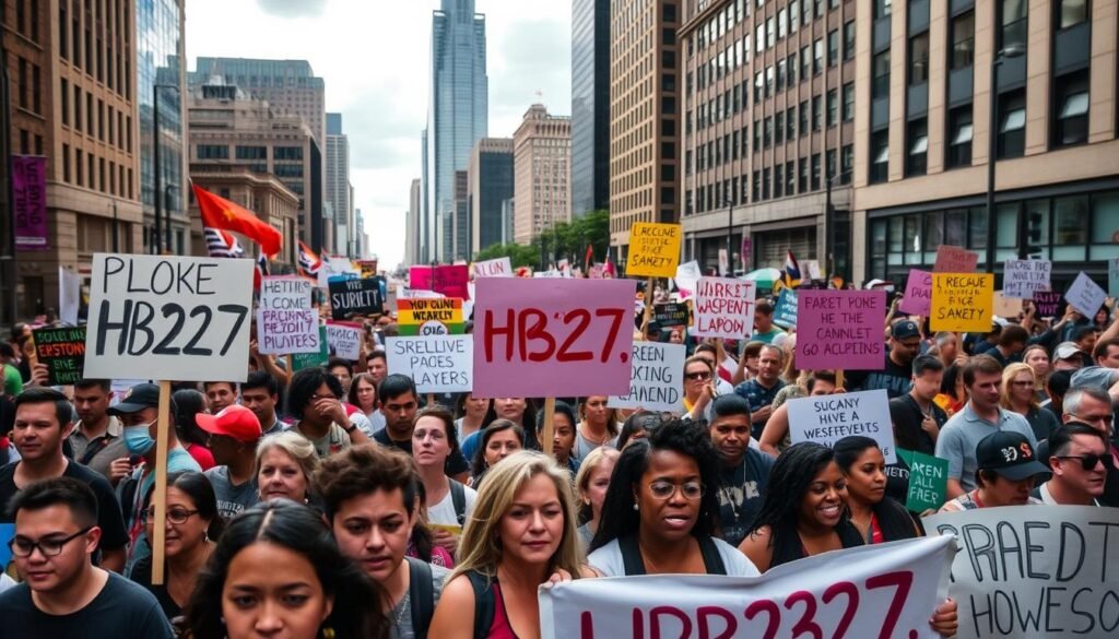 public protests HB2827