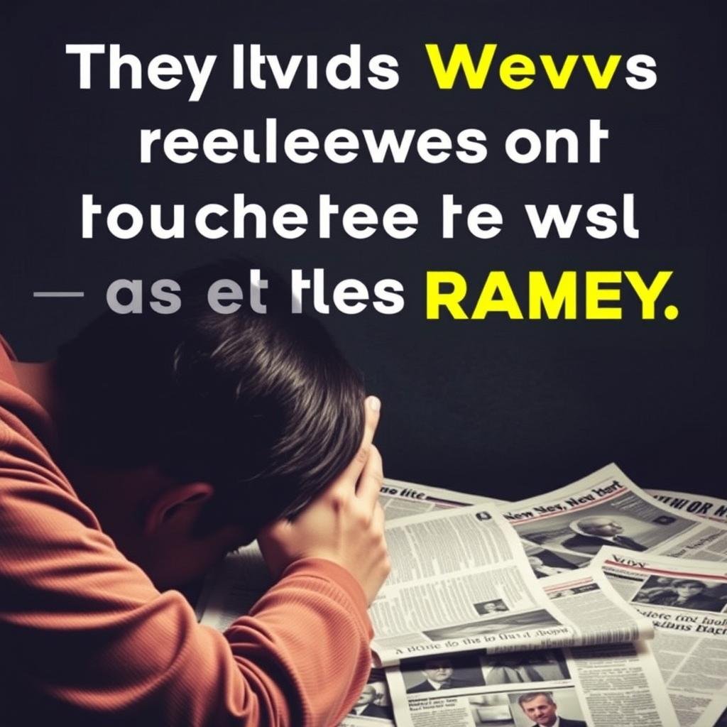 Person praying over news headlines, representing Christian response to current events Person praying over news headlines, representing Christian response to current events