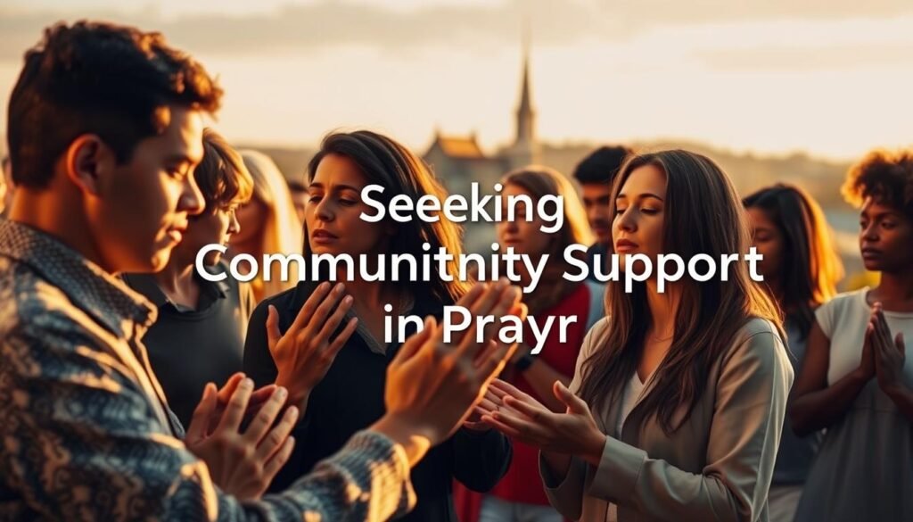 Community support in prayer