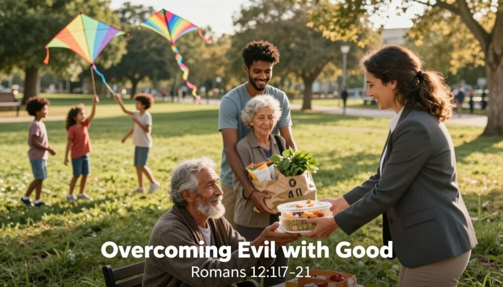 overcoming evil with good in daily life